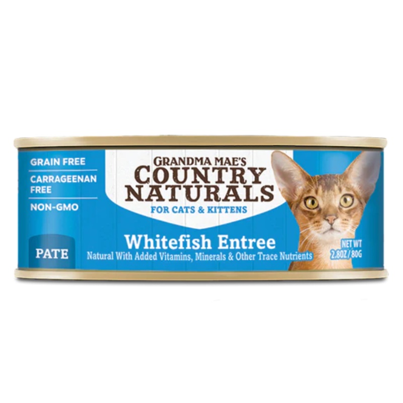 Grandma Mae’s Grain-Free Whitefish Pate Wet Cat Food 2.8oz
