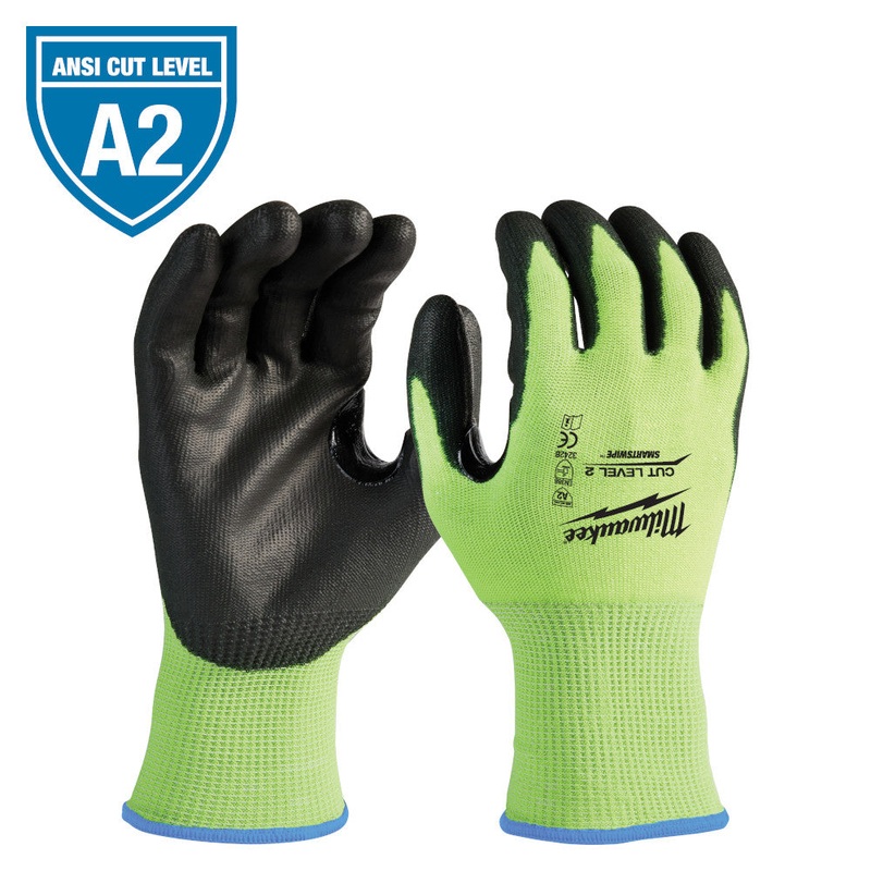 High Visibility Cut Level 2 Polyurethane Dipped – M