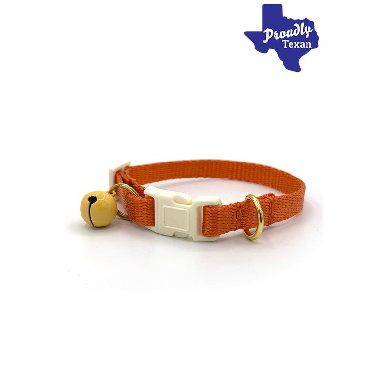 Major Darling Orange Breakaway Cat Collar 8-10 in 3/8 inch