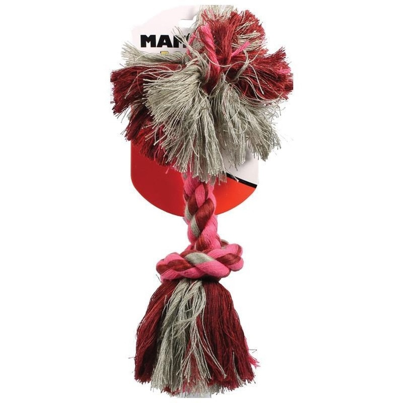 MAMMOTH FLOSSY CHEWS COLOR ROPE BONE 12 IN MULTI