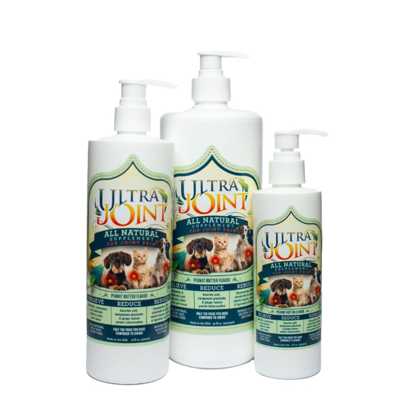 Ultra Joint Supplement for Dogs & Cats – Joint Pain Relief 8 fl oz