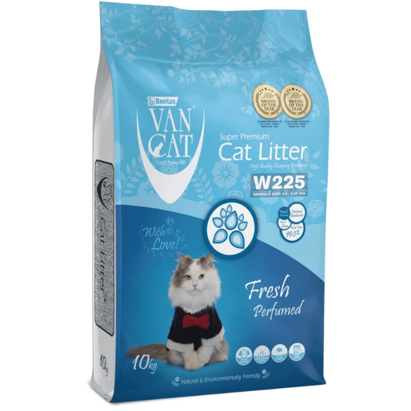 VanCat – Fresh Scent Clumping Cat Litter, High Odor Control – 5kg, 10kg 5kg (6L)