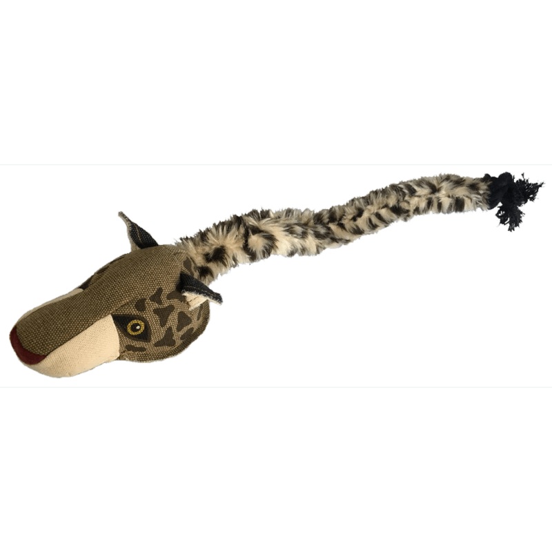 22″ Safari Leopard Animal Toy with Embedded Ball & Rope