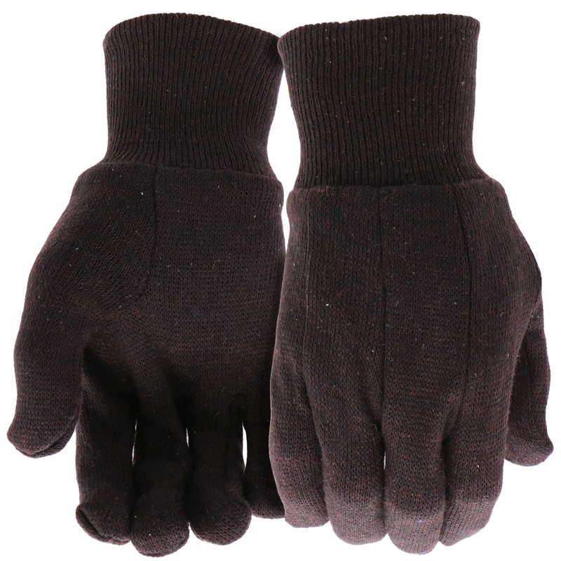 Boss Gloves Brown Jersey Large (B61061-L)