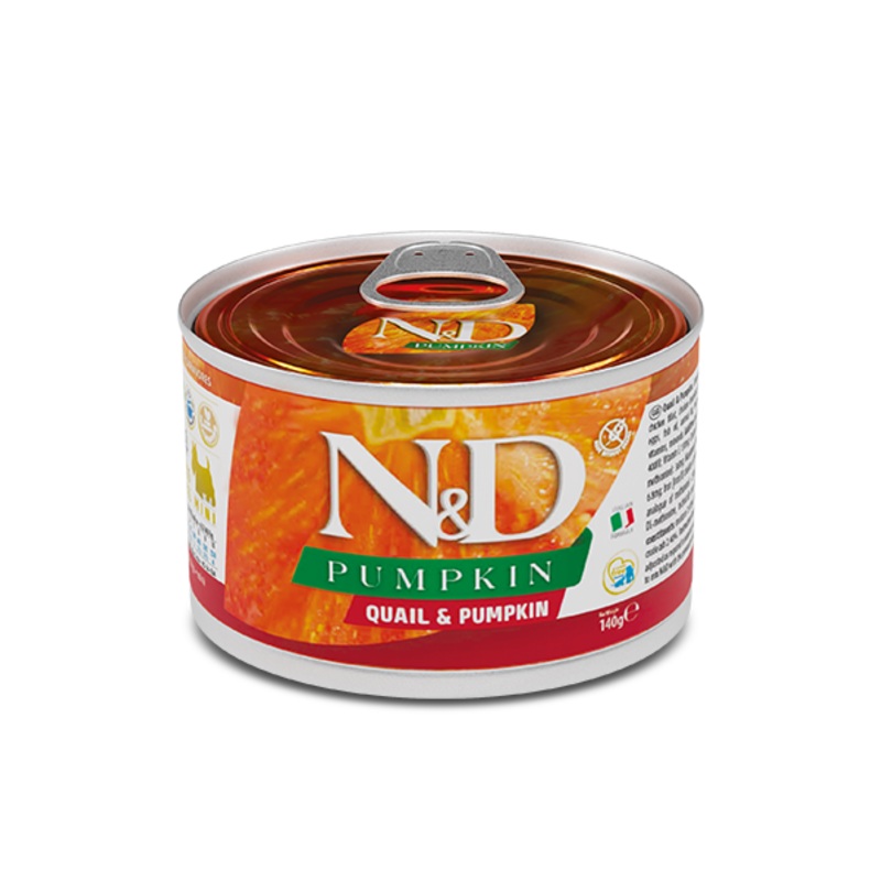 Farmina N&D Quail & Pumpkin Adult Mini Wet Dog Food – 4.9oz