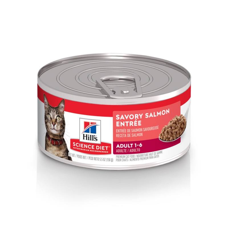 Hill’s Science Diet Adult Savory Salmon Entree Canned Cat Food