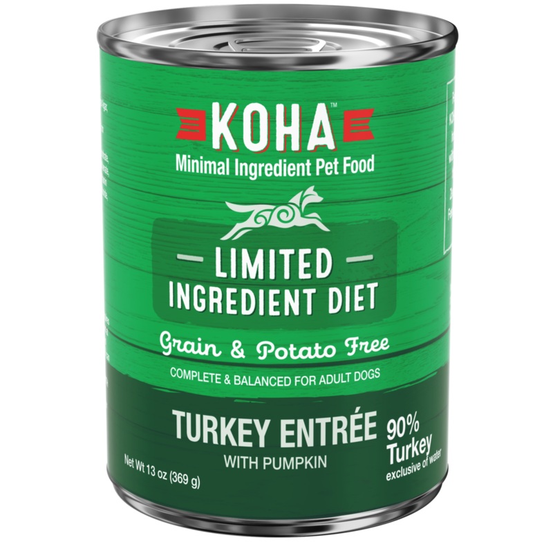 Koha Limited Ingredient Diet Turkey Entre for Dogs 13-oz