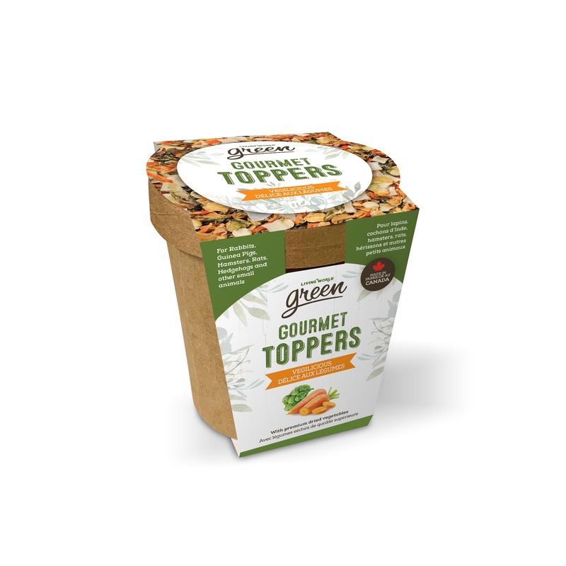 Living World Green Gourmet Toppers – Vegilicious – 145 g (5.1 oz)