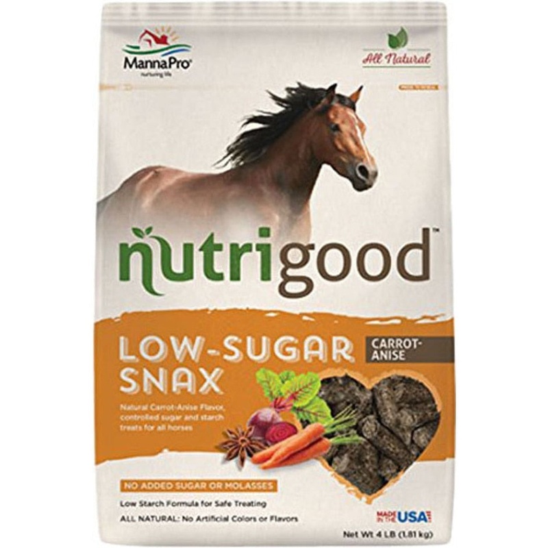 MANNA PRO NUTRIGOOD LOW SUGAR SNAX Carrot Anise, 4 lbs