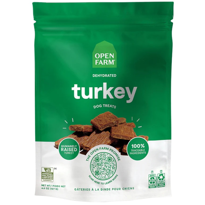 Open Farm Dehydrated Turkey Treats 4.5oz