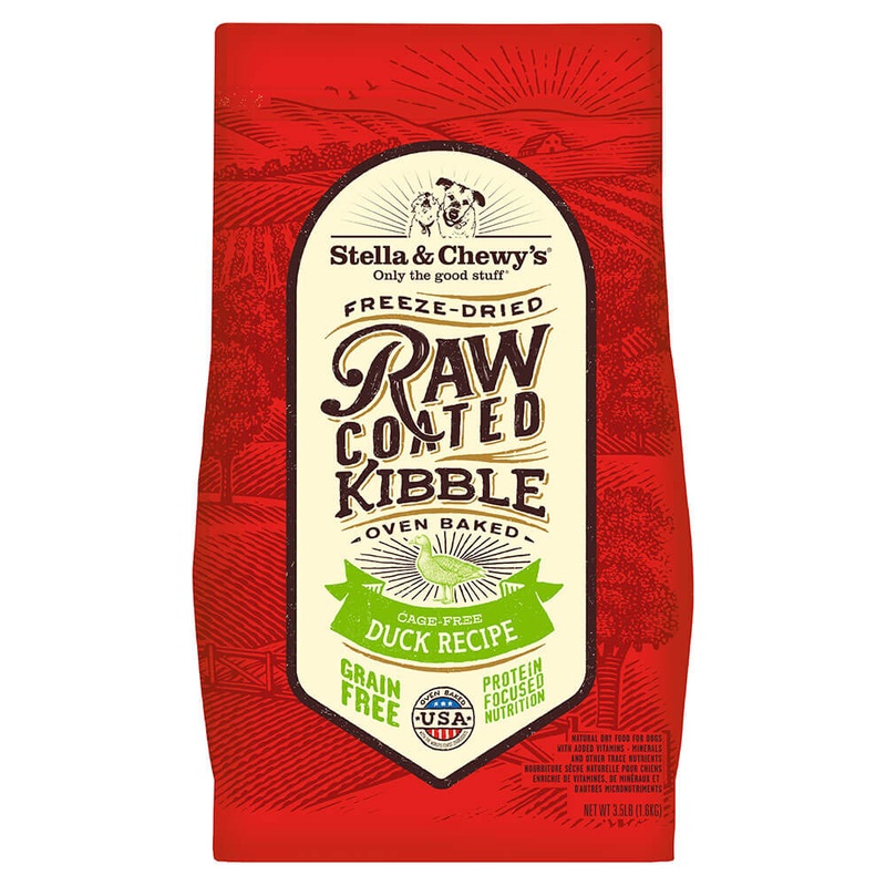 Stella & Chewy’s 3.5 lbs Raw Coated Duck Recipe Dry Dog Food