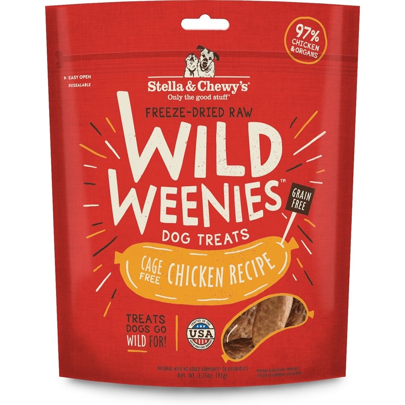 Stella & Chewy’s Chicken Wild Weenies Freeze-Dried Dog Treats, 11.5 oz.