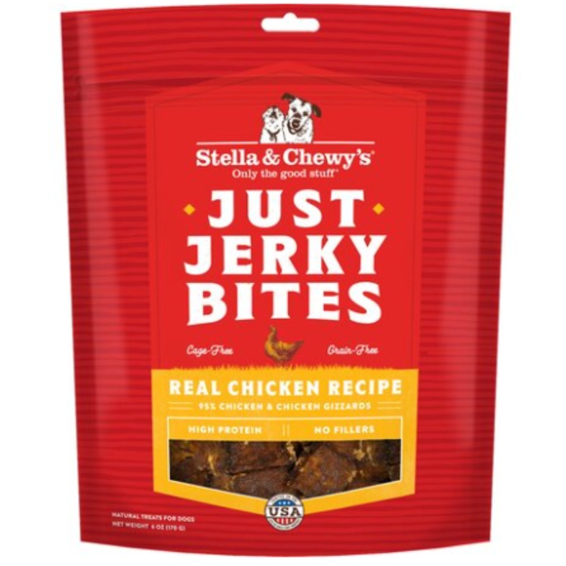 Stella & Chewy’s Dog Treat Jerky Bites Chicken 6 oz