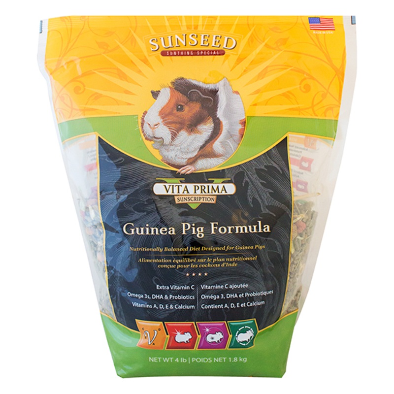SUN SEED VITA PRIMA GUINEA PIG FOOD 4 lbs