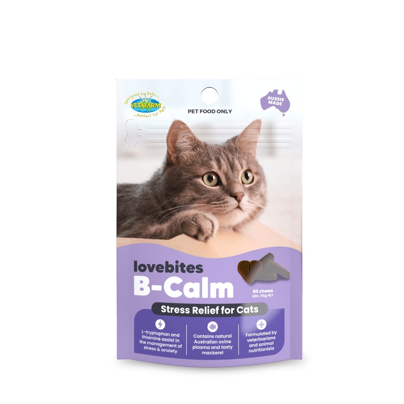 VETAFARM LOVEBITES CAT B CALM 60 CHEWS