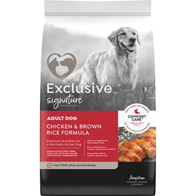 Exclusive Pet Food Exclusive Signature Adult Dog Chicken & Brown Rice Formula