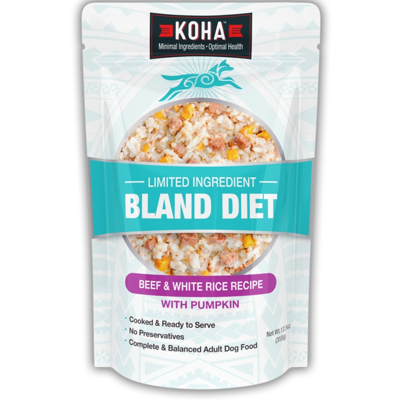 Koha Limited Ingredient Bland Diet Beef & White Rice Recipe for Dogs (12.5 oz)