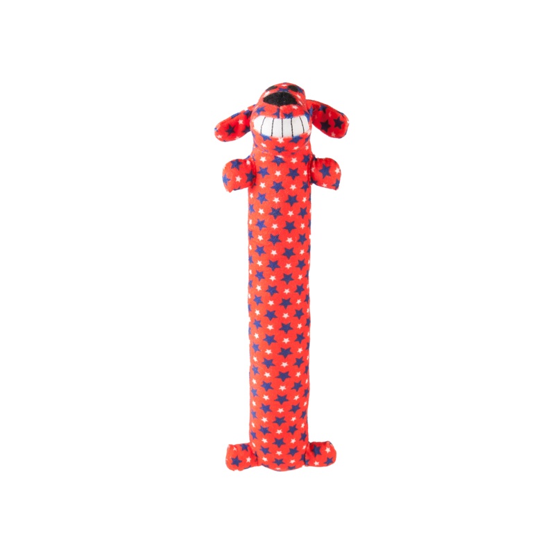 Patriotic Loofa Dog 12″ Dog Toy