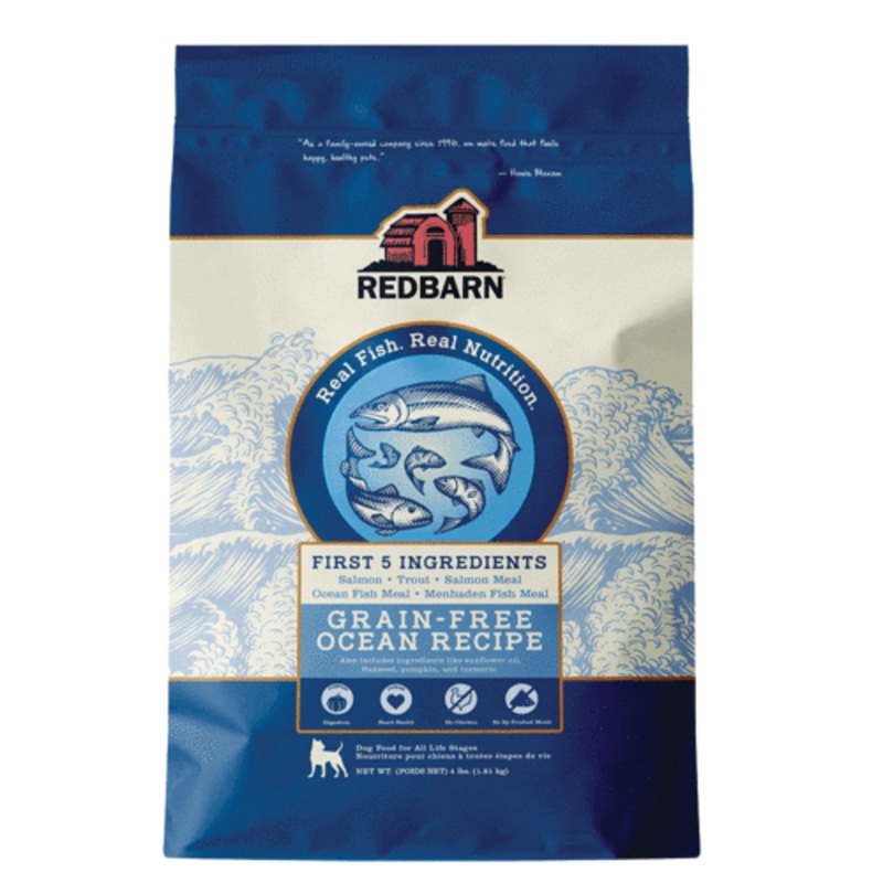 Redbarn Grain-Free Ocean Recipe Dog Food 4 Lb Bag