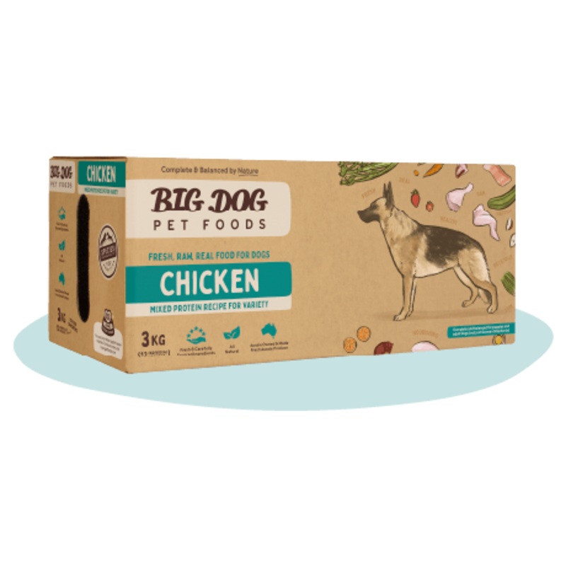 BIG DOG BARF DOG CHICKEN 3KG