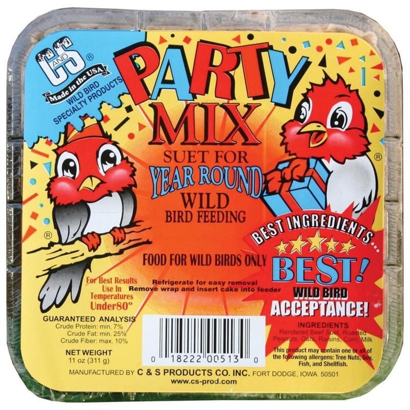 C&S Party Mix Suet 11 oz