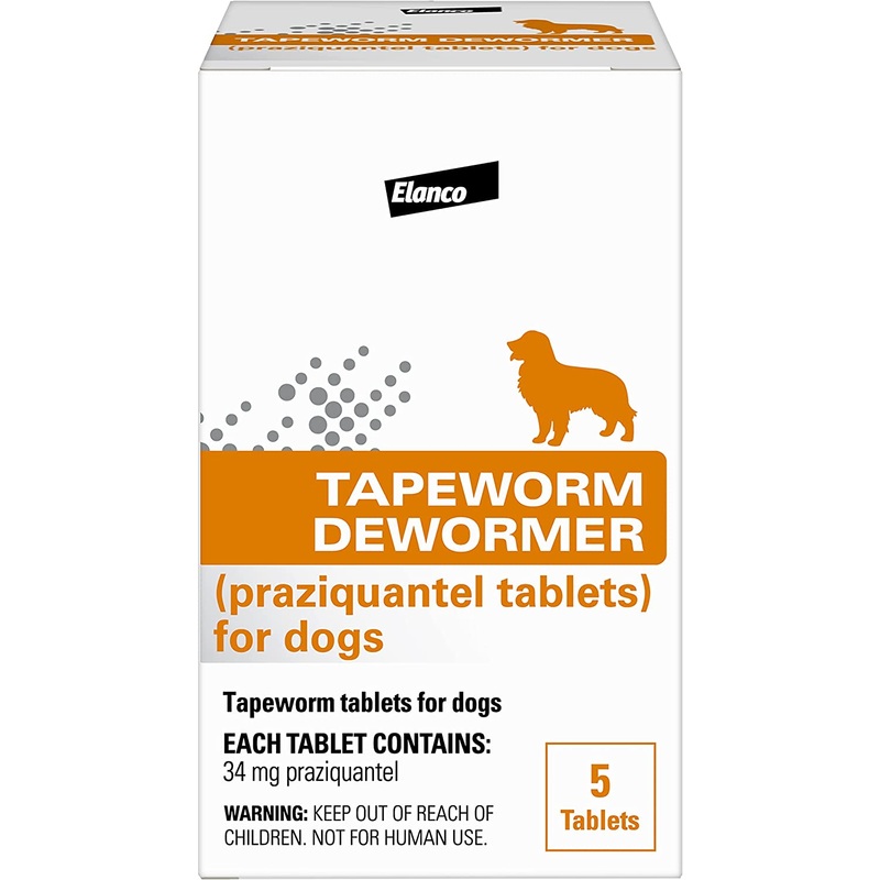 Elanco Expert Care Tapeworm Tablets for Dogs 5 count