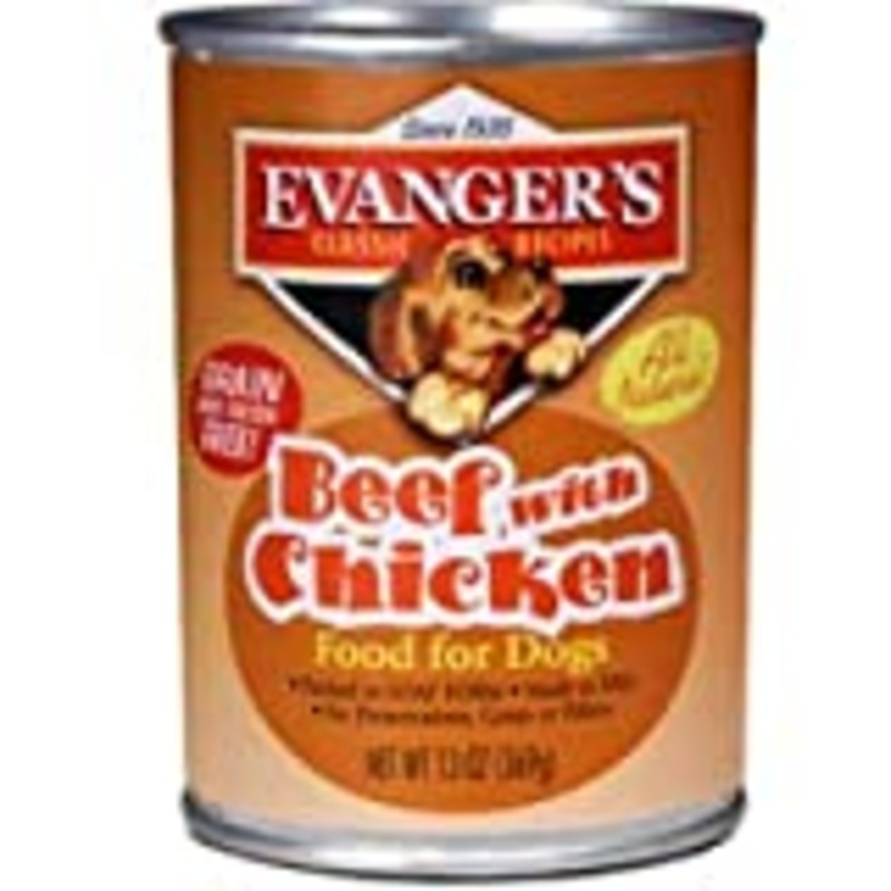Evanger’s Classic, Beef w/ Chicken 13oz.