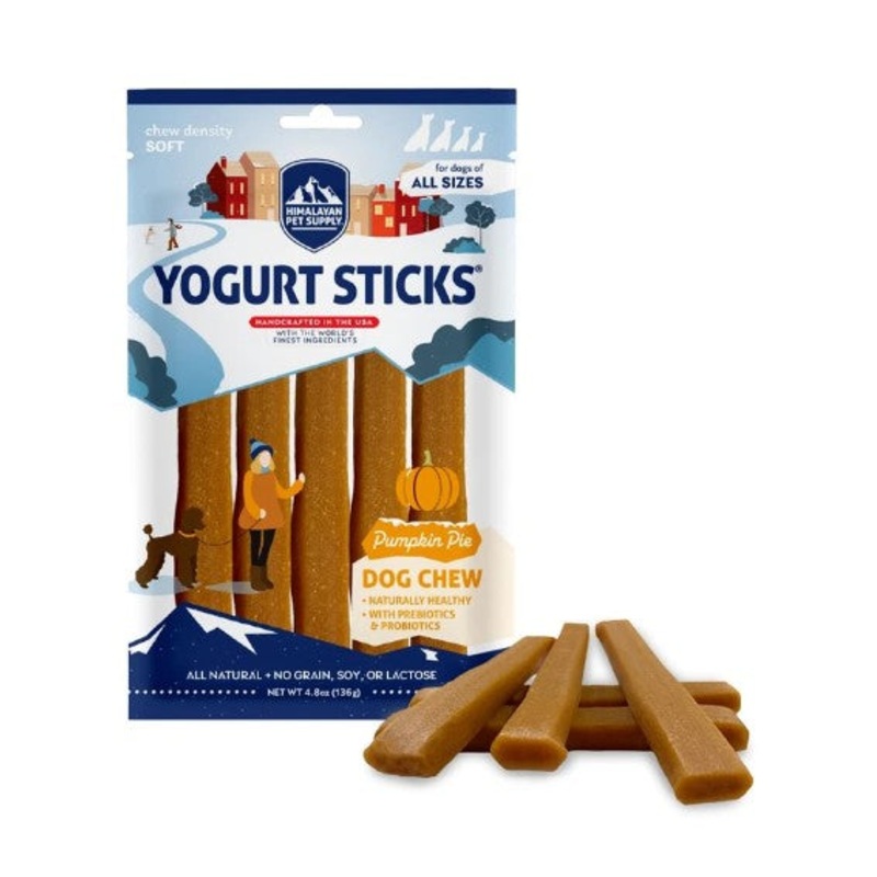 Himalayan Dog Chew Yogurt Sticks Pumpkin 4.8 oz – 5 ct