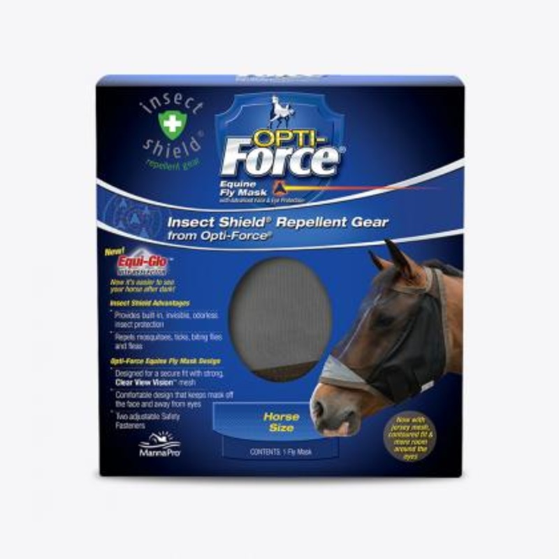 Opti-Force Horse Fly Mask Horse size