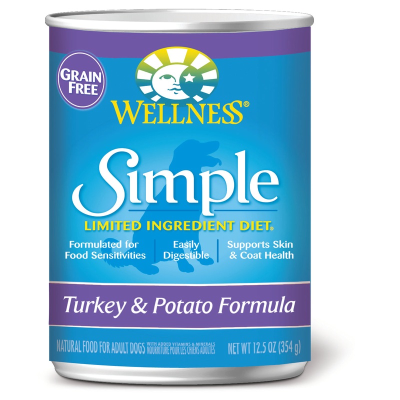 Wellness Simple Natural Limited Ingredient Diet Turkey and Potato Recipe Wet Canned Dog Food