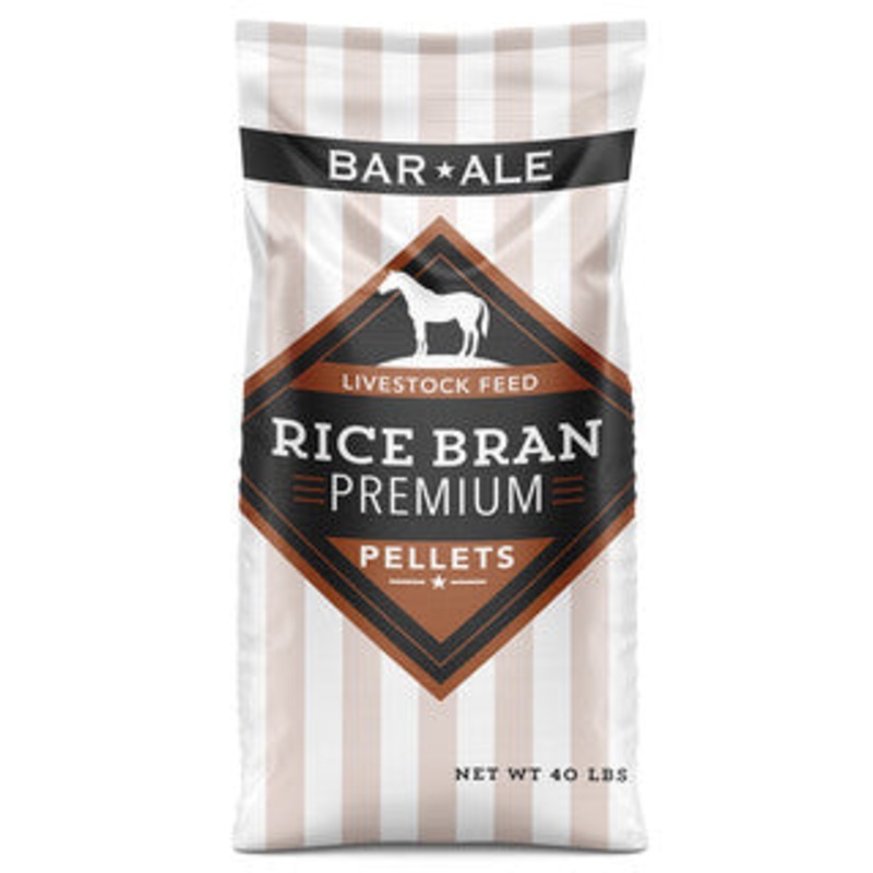 Bar Ale Rice Bran Pellet 40 LB
