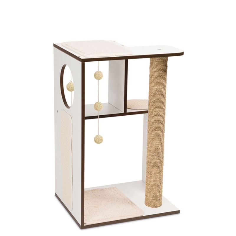 Catit Vesper Cat Furniture V-Box – White/Large