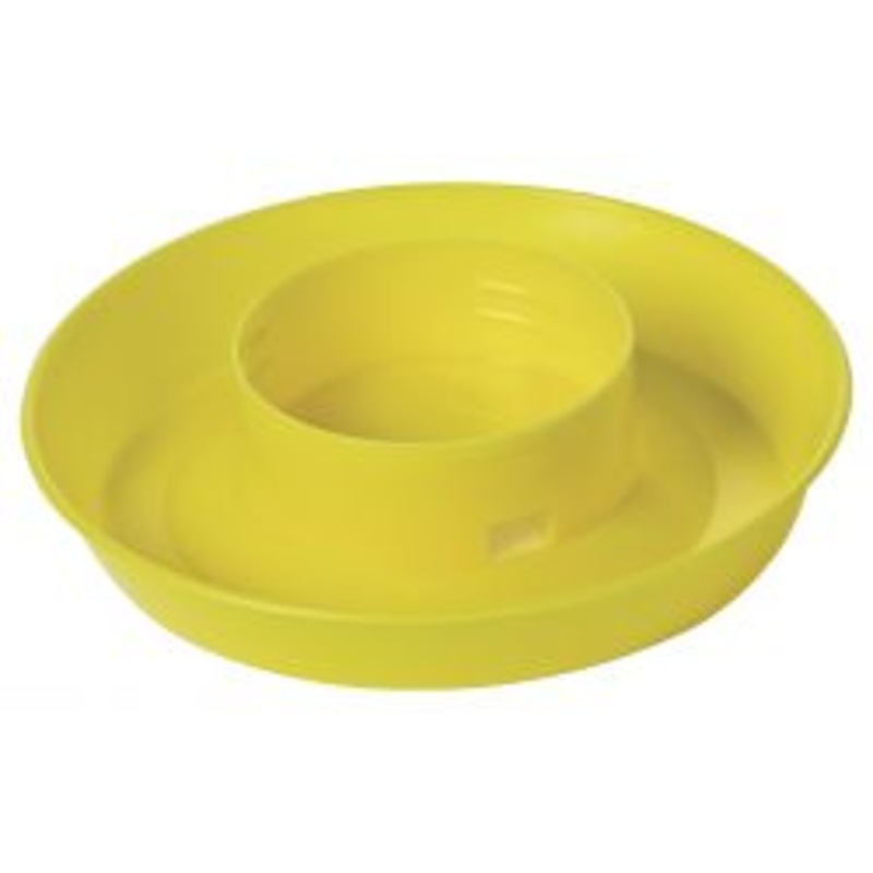 Miller Screw-On Poultry Waterer Base Quart Red