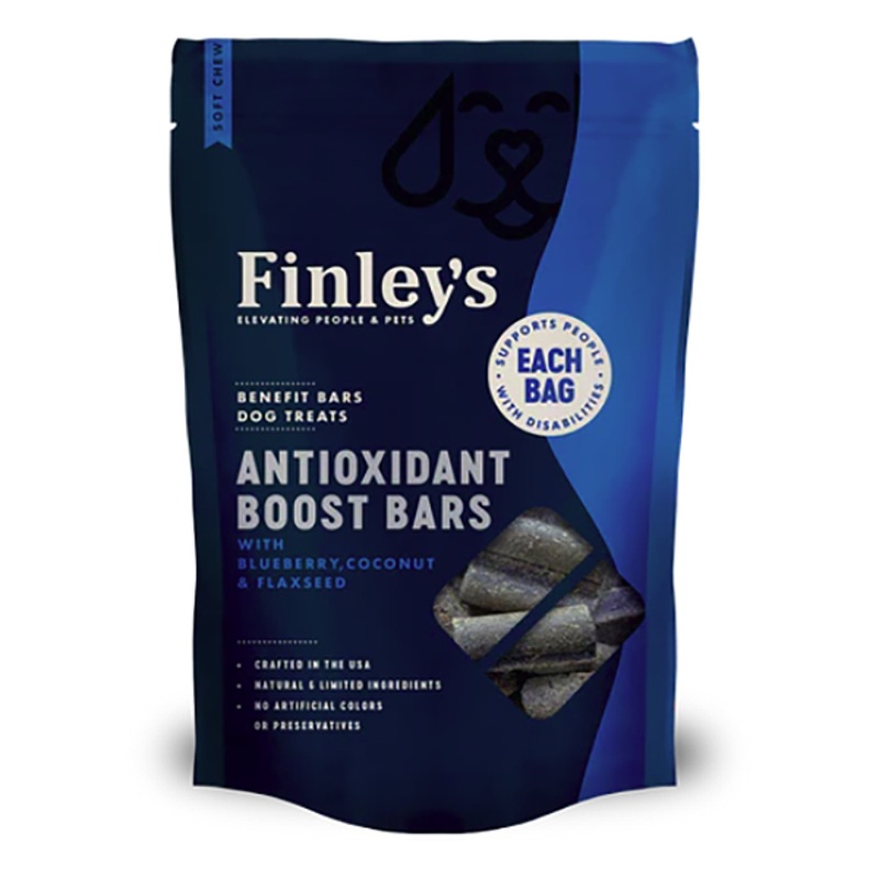 Benefit Bars Antioxidant Boost Blueberry, Coconut & Flaxseed Soft Dog Treats 6oz