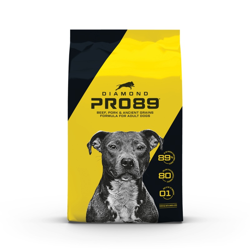 Diamond Pro89 Beef, Pork and Ancient Grains Dry Dog Food Formula with High Protein, Probiotics, and Premium Ingredients