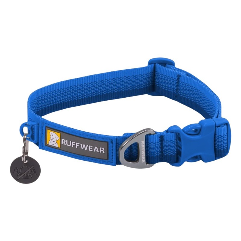 RuffWear Front Range Dog Collar Medium 14-20″ Blue Pool