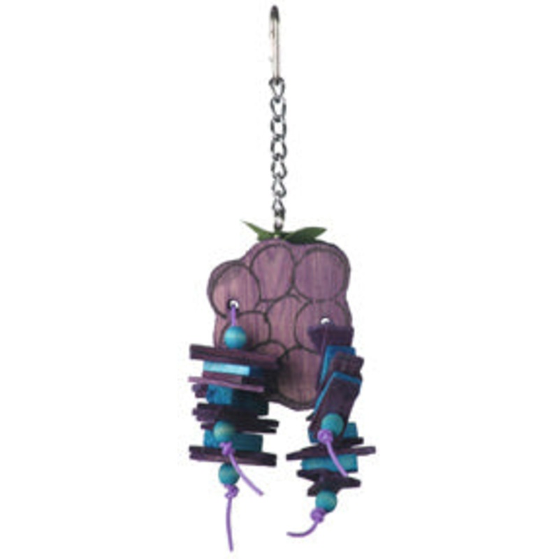 A & E Happy Beaks Small Grapes Bird Toy Bird Cage Accessory
