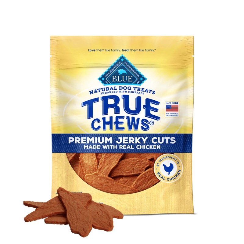 Blue Buffalo True Chews Premium Jerky Cuts with Real Chicken Dog Treats 22 oz