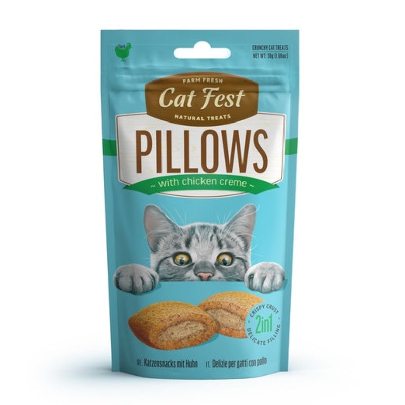 Cat Fest Pillows With Chicken Cream[Weight – 30g]