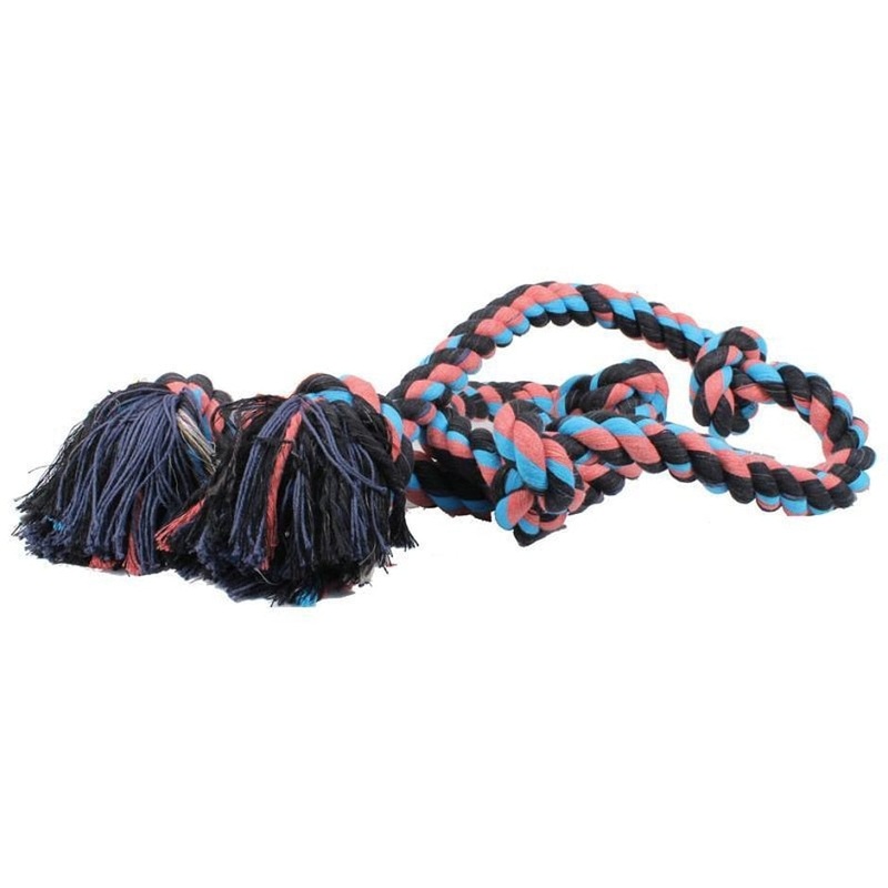 MAMMOTH FLOSSY CHEWS COLOR 5 KNOT ROPE TUG 72 IN MULTI
