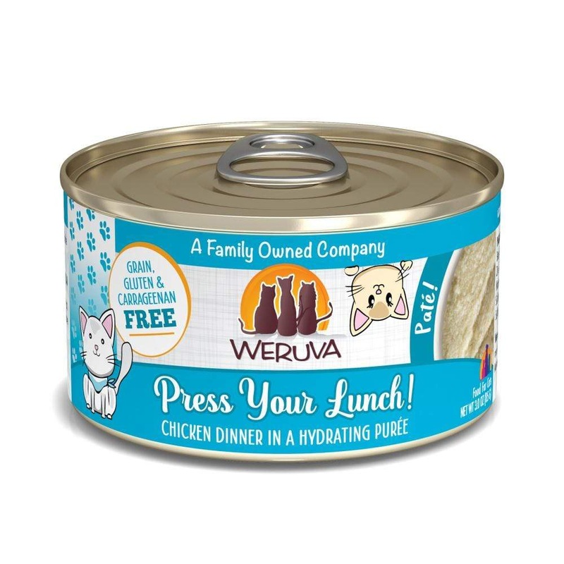 Weruva Classic Cat Pate Press Your Lunch! with Chicken Canned Cat Food 3 oz