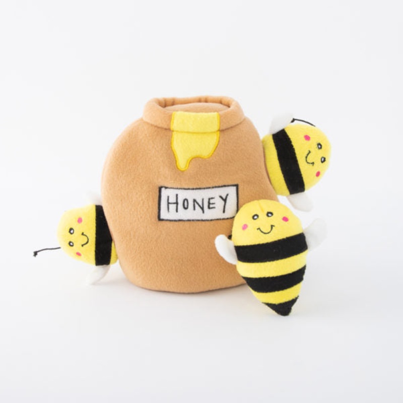 Zippy Paws Burrow Honey Pot Dog Toy One Size