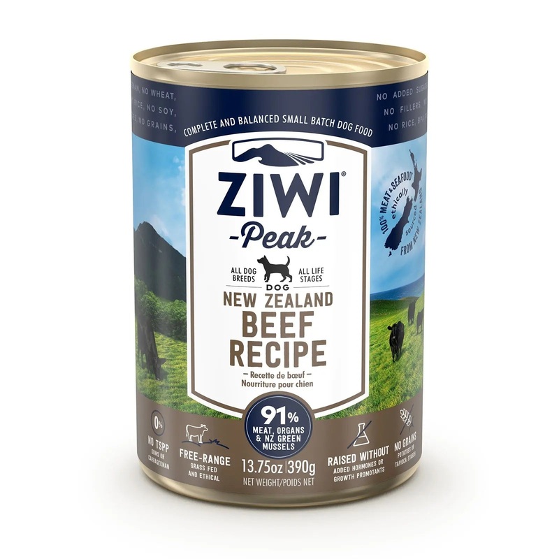 Ziwi Peak Dog Food Can Beef 390g x 12