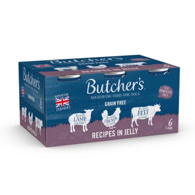 Butchers Grain Free Meaty Recipes In Jelly 6 X 400g