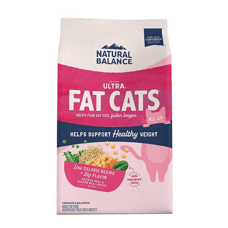 Natural Balance Fat Cats Low Calorie Dry Cat Food 15 lb