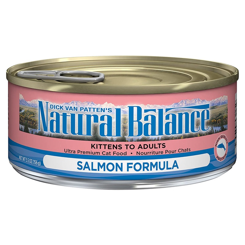 Natural Balance Ultra Premium Wet Cat Food – Salmon Formula – 5.5oz Can