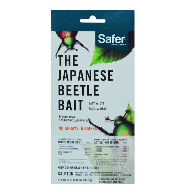 SAFER BRAND JAPANESE BEETLE TRAP REPLACEMENT BAIT – 1 BAIT 1-Count