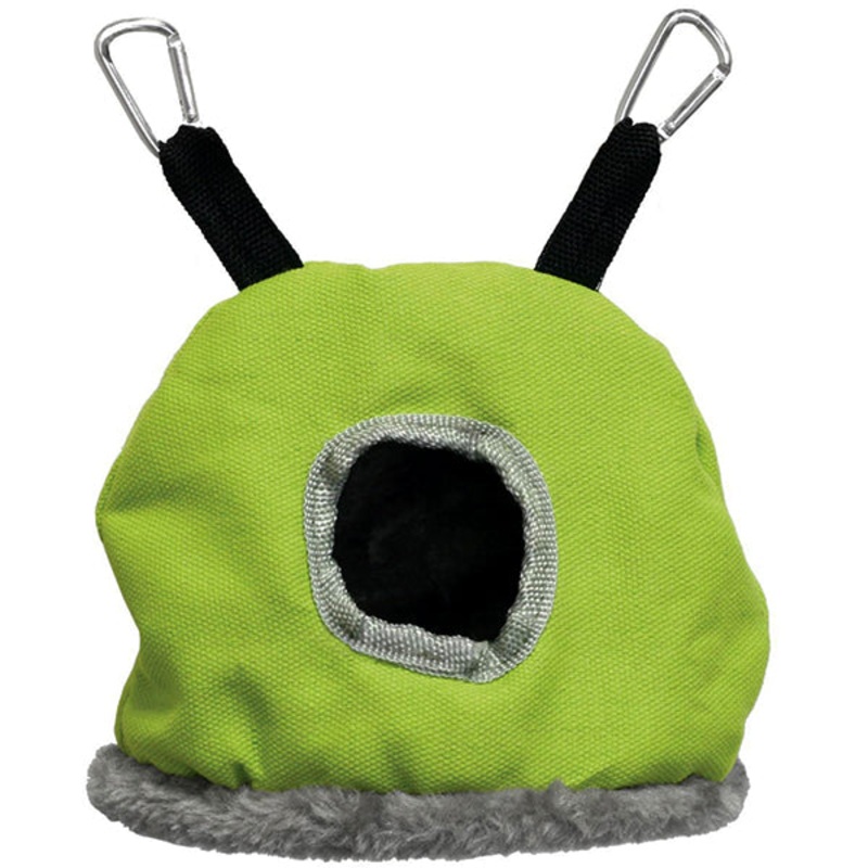Snuggle Sack Hanging Fabric & Fleece Bird Hideout Small ( 6.5-in )