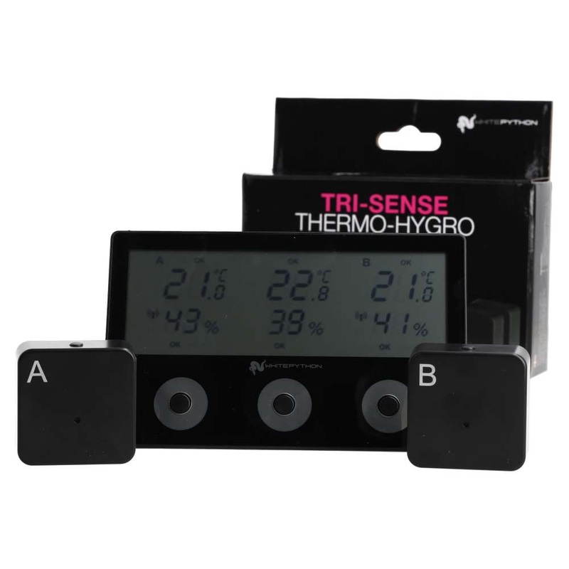White Python Wireless Tri-Sense Thermo/Hygro