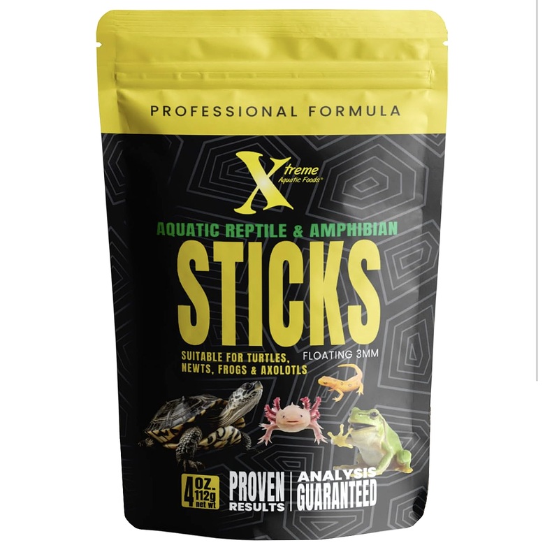 Aquatic Reptile & Amphibian Sticks Floating Aquarium Food